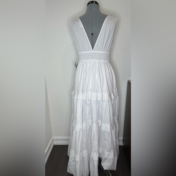 CHELSEA 28 - V-Neck Tiered Maxi Dress Size M - Picture 3 of 11